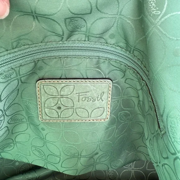 Fossil Green Shoulder Bag with Elegant Design - Picture 10 of 12